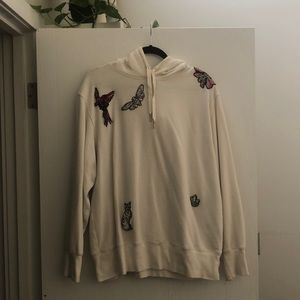 Embroidered hoodie from Little Moon (Aritzia).